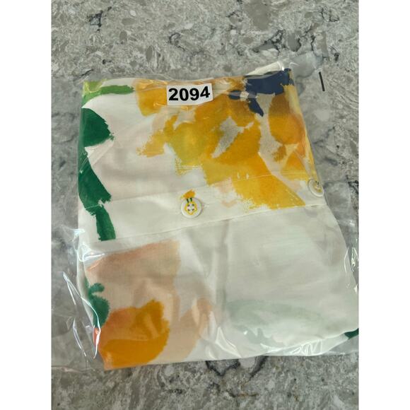 Vintage 100% Rayon Button Down Shirt Sunflower Print Jams World Size Medium JL - Picture 10 of 10